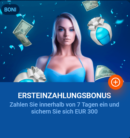 Willkommensbonus für die erste Einzahlung bei Mostbet